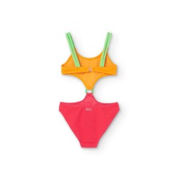 Bañador tricolor de niña Boboli