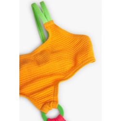 Bañador tricolor de niña Boboli