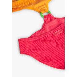 Bañador tricolor de niña Boboli