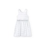 Vestido punto roma listado de niña Boboli