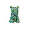 Vestido bambula estampada de niña Boboli