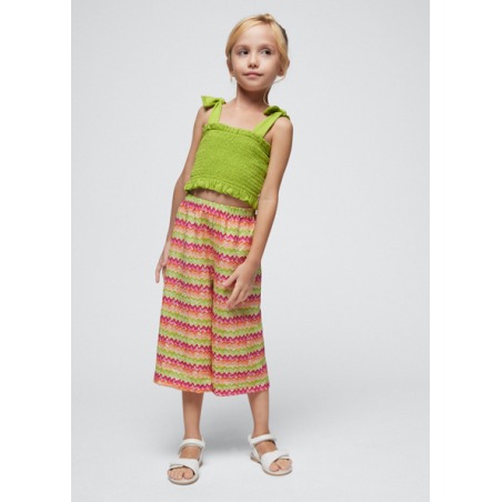 Conjunto pantalon nido abeja niña mayoral