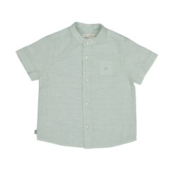 Camisa m/c cuello mao lino bebe niño mayoral
