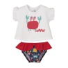 Conjunto bebe niña Baño Cangrejo Calamaro