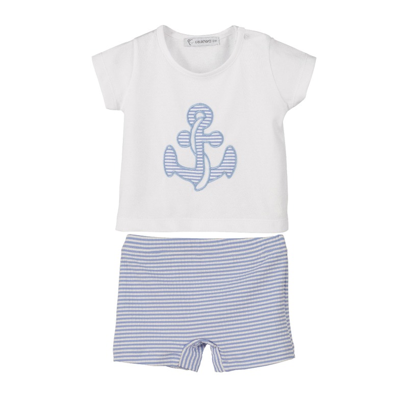 Conjunto bebe niño Baño Ancla Calamaro