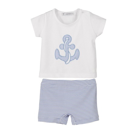 Conjunto bebe niño Baño Ancla Calamaro