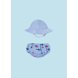 Conjunto bañador y gorro bebe mayoral