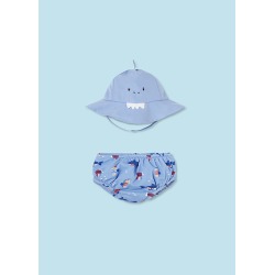 Conjunto bañador y gorro...