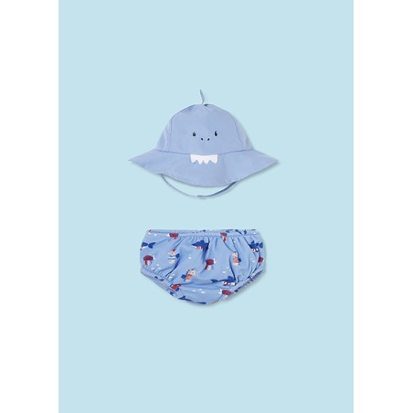 Conjunto bañador y gorro bebe mayoral