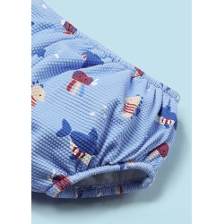 Conjunto bañador y gorro bebe mayoral