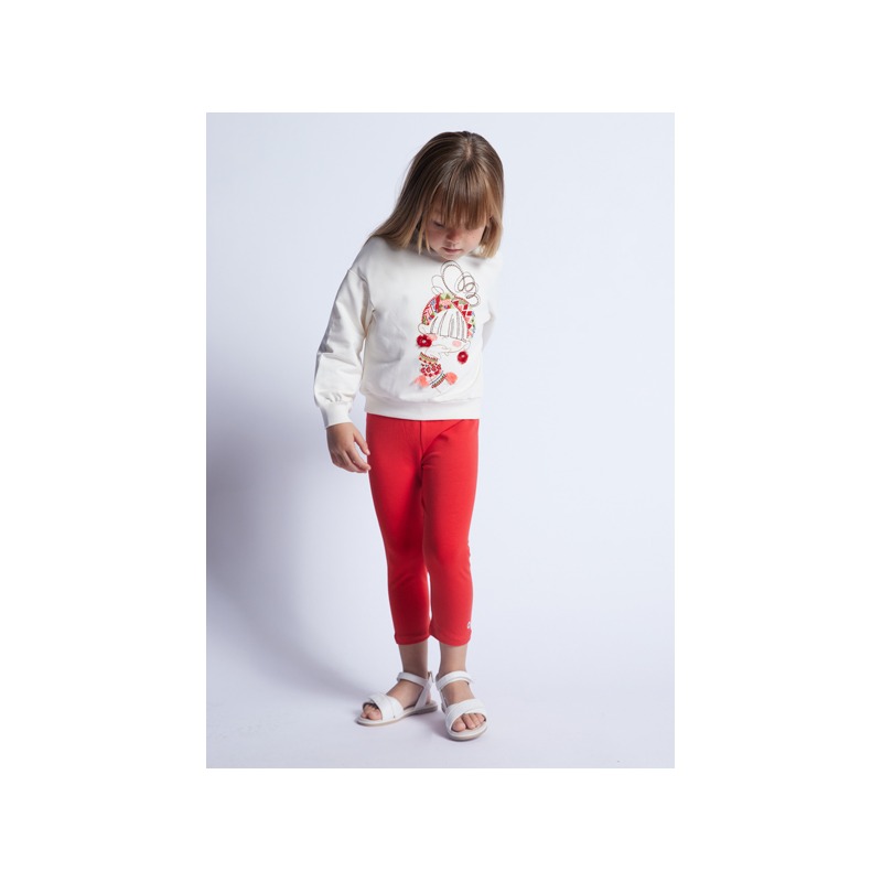 Legging pirata Better Cotton niña mayoral