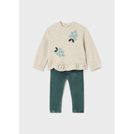 Conjunto leggings pullover bebe niña mayoral
