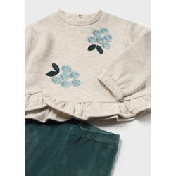 Conjunto leggings pullover bebe niña mayoral