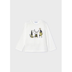 Camiseta m/l bordados niña mayoral