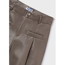 Pantalón corto polipiel chica Mayoral