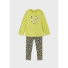 Conjunto leggings estampado corazones niña mayoral