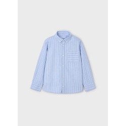 Camisa m/l oxford rayas...