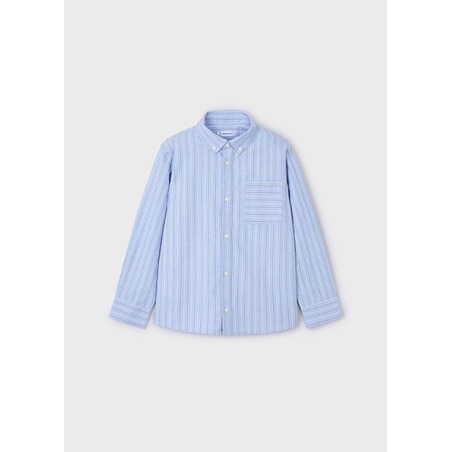 Camisa m/l oxford rayas niño mayoral