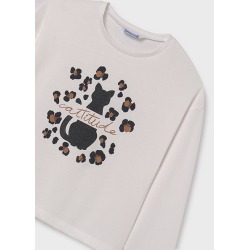 Camiseta m/l serigrafia chica mayoral