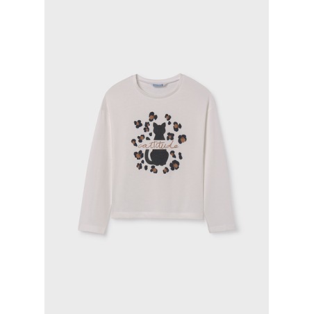 Camiseta m/l serigrafia chica mayoral