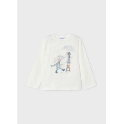 Camiseta gráfica niña mayoral