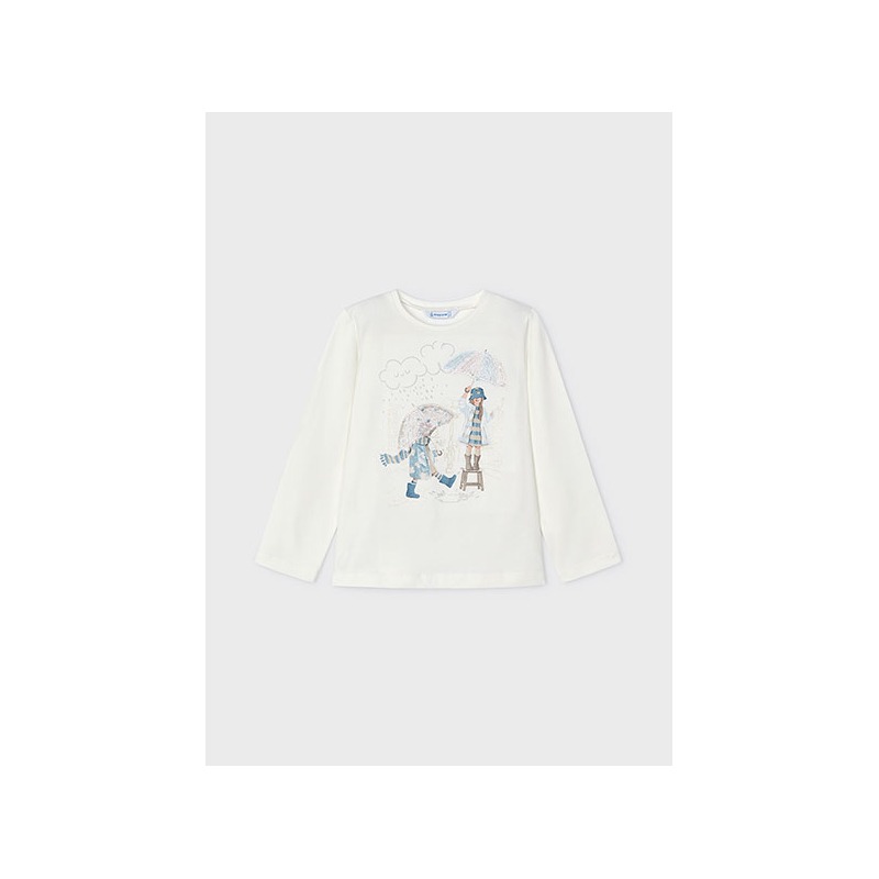 Camiseta gráfica niña mayoral