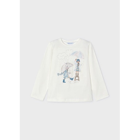 Camiseta gráfica niña mayoral