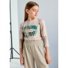 Camiseta lentejuelas chica mayoral