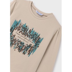 Camiseta lentejuelas chica mayoral