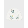 Camiseta manga abullonada bebé niña mayoral