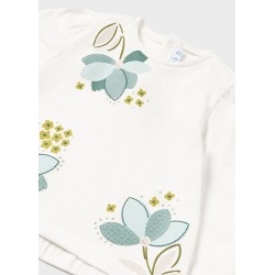 Camiseta manga abullonada bebé niña mayoral
