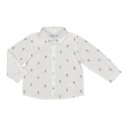 Camisa m/l estampada bebe...