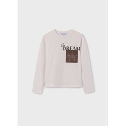 Camiseta m/l bolsillo chica...