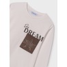 Camiseta m/l bolsillo chica mayoral
