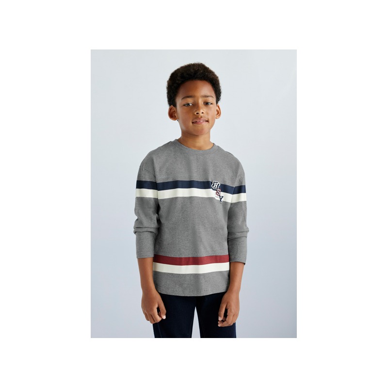 Camiseta m/l bandas print chico mayoral