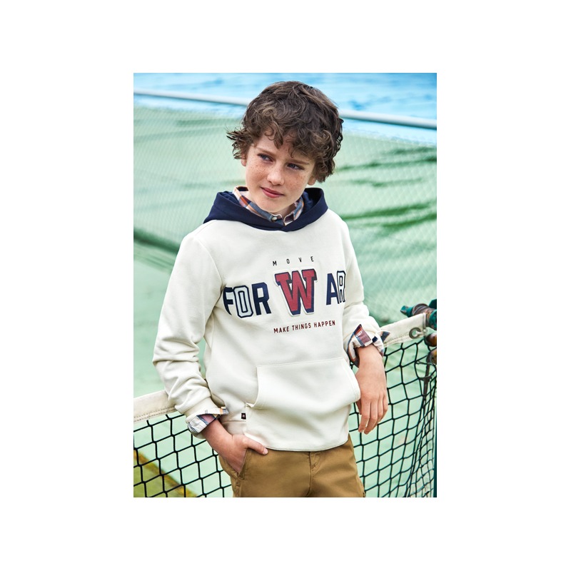 Sudadera embossed con capucha chico mayoral