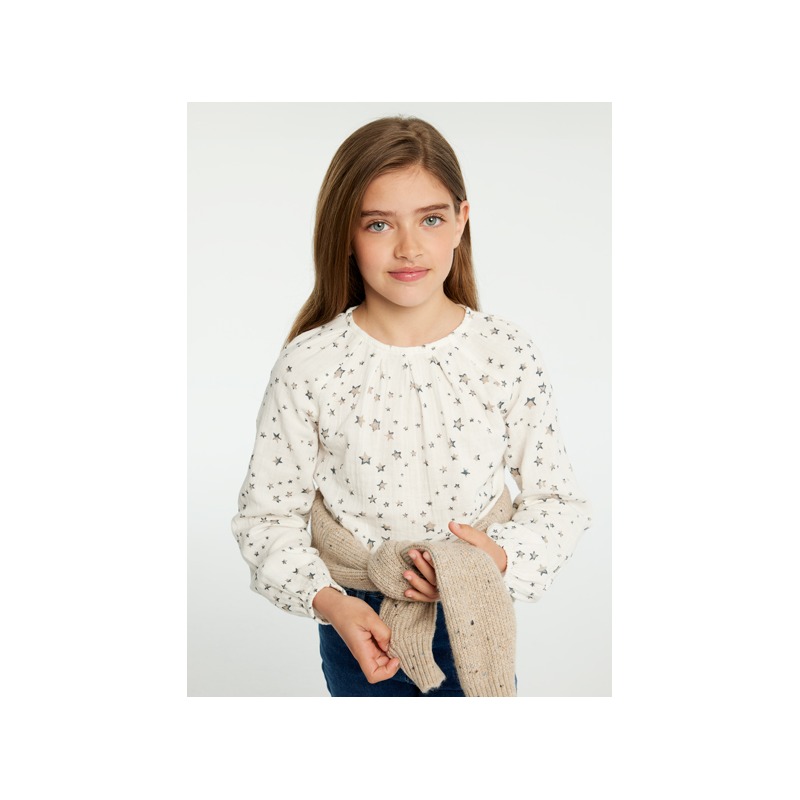 Blusa estampada estrellas chica mayoral