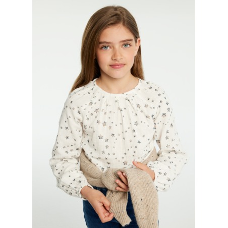 Blusa estampada estrellas chica mayoral