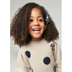 Vestido combinado de niña mayoral