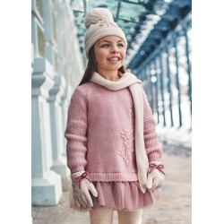 Vestido tricot combinado...