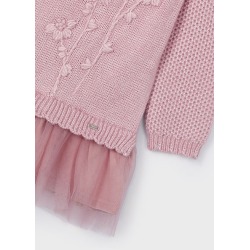 Vestido tricot combinado niña mayoral