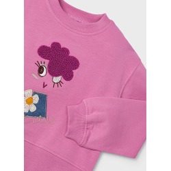 Sudadera mangas abullonadas niña mayoral