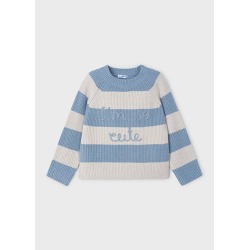Jersey tricot rayas niña...