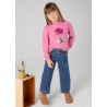Pantalón vaquero acampanado niña mayoral