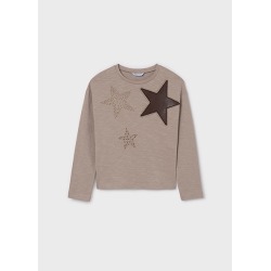 Camiseta m/l estrella chica...