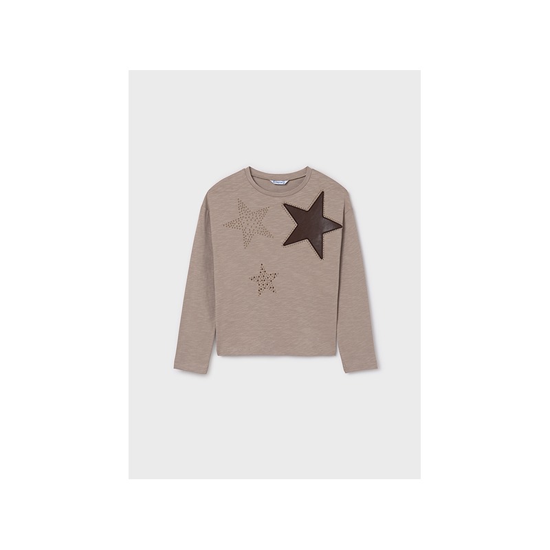 Camiseta m/l estrella chica mayoral