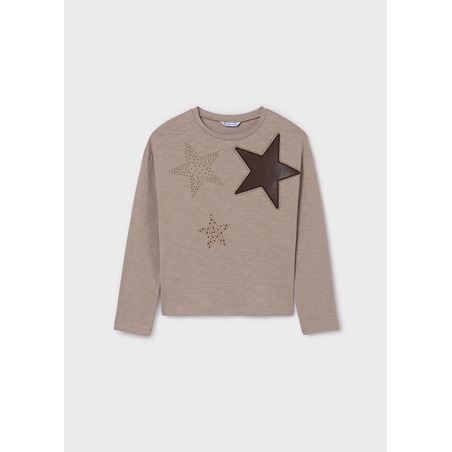 Camiseta m/l estrella chica mayoral