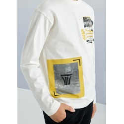 Camiseta m/l serigrafia chico mayoral