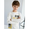 Camiseta m/l serigrafia chico mayoral