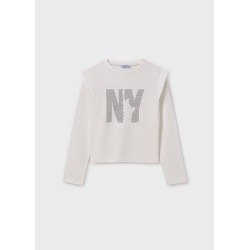 Camiseta letras NY chica...